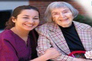 Senior Health Care — Woman Assisting Old Man in Oklahoma City, OK Senior Health Care — Woman Assisting Old Man in Oklahoma City, OK