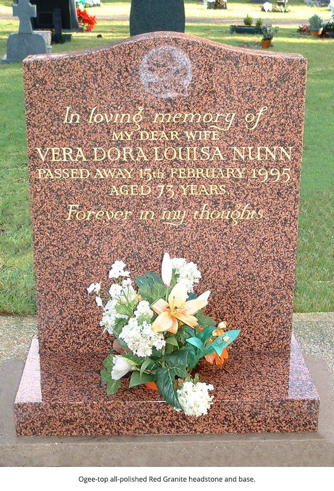 memorial headstone