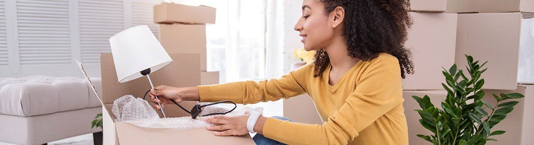 Person Moving In, Unpacking, New Home