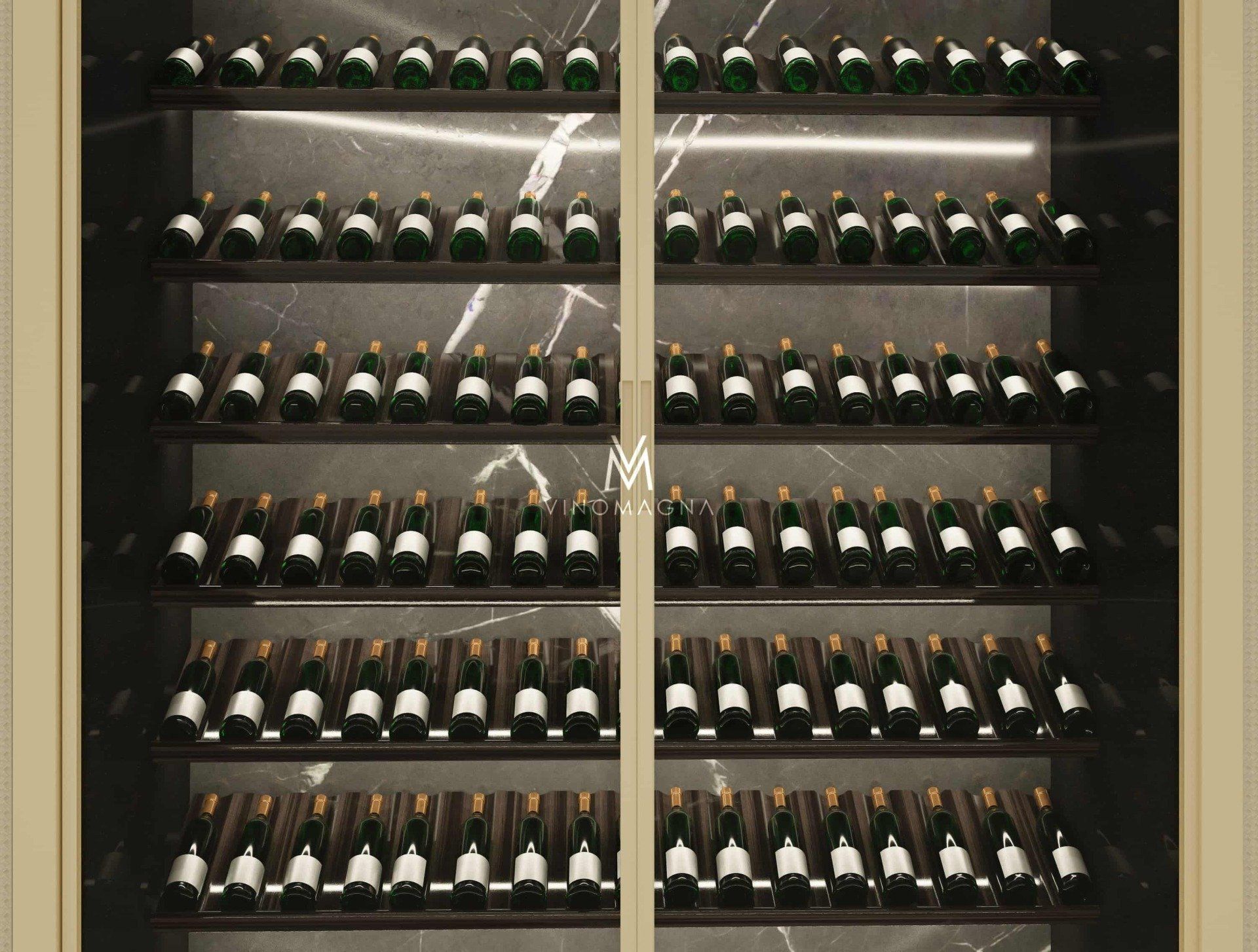 Vinomagna custom wine display design internal Vinomagna custom wine display design internal