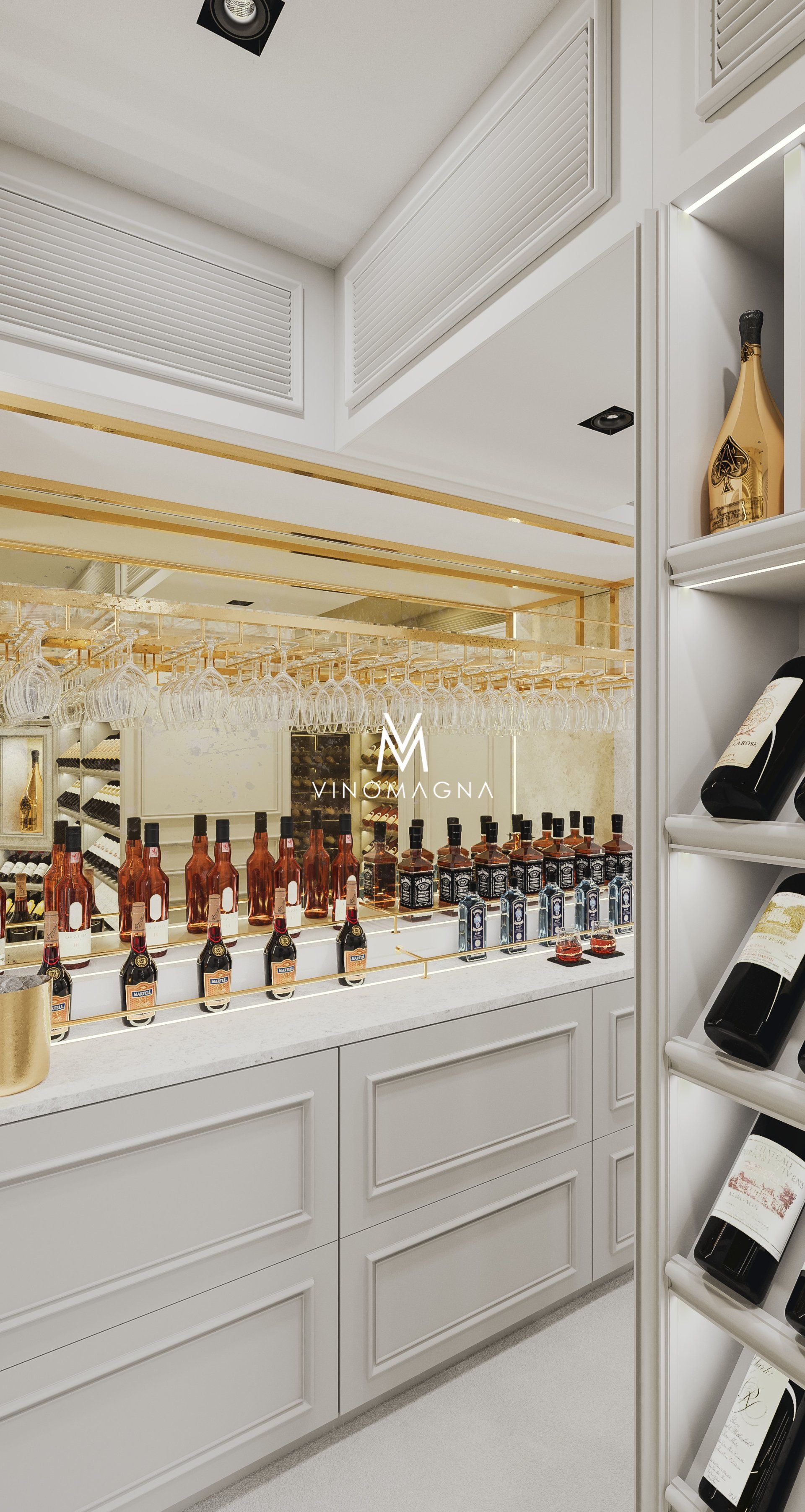 Home Wine Room Right Wall Vinomagna