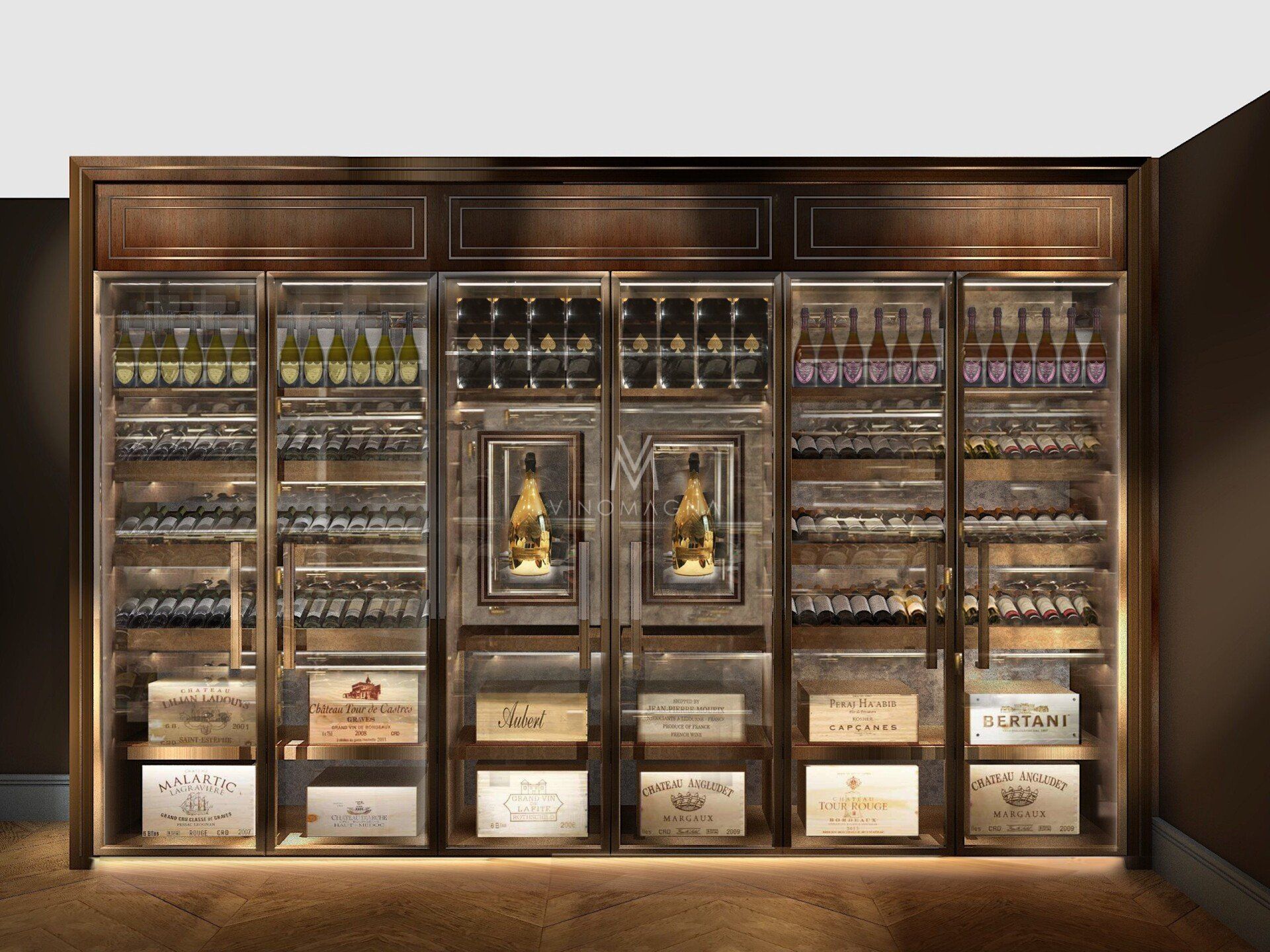 Vinomagna refrigerated wine wall Vinomagna refrigerated wine wall