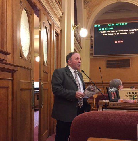 Image of Tim R Goodwin speaking at the Capitol