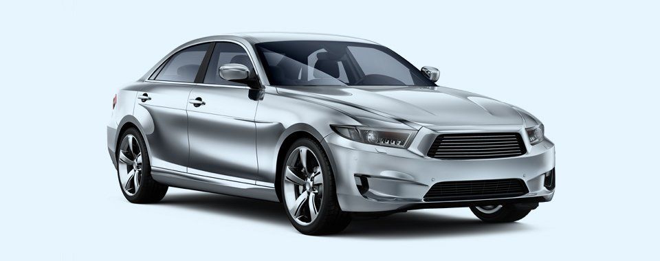 Silver car