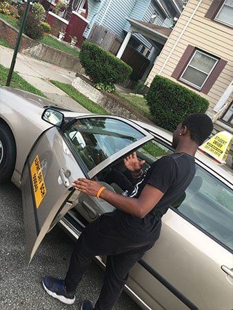 getting in car - Driving School in Dumont ,NJ
