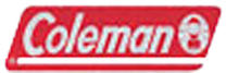 Coleman logo in white text on a red angled rectangle.