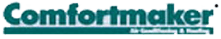Comfortmaker logo in teal and white.