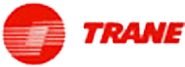 Trane logo with a red circle and stylized design, accompanied by the word 