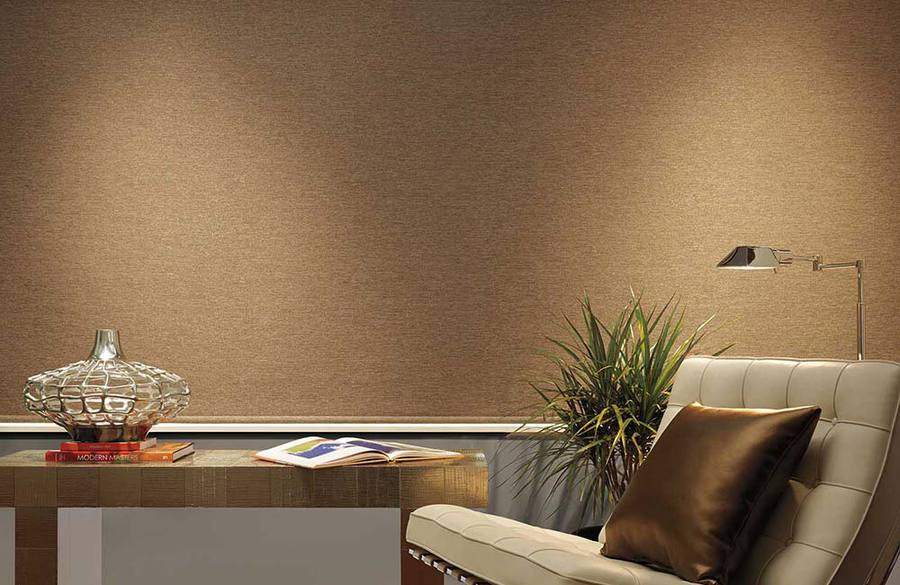 Living room in Renton, WA with HD Designer Roller Shades