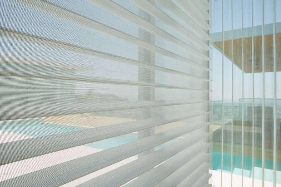 Penthouse in Bellevue, WA with Silhouette shades from Hunter Douglas
