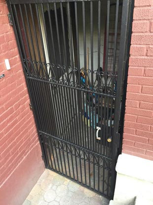 Iron gate - Vinnie's Italian Art Iron Works Inc in Brooklyn, NY Iron gate - Vinnie's Italian Art Iron Works Inc in Brooklyn, NY