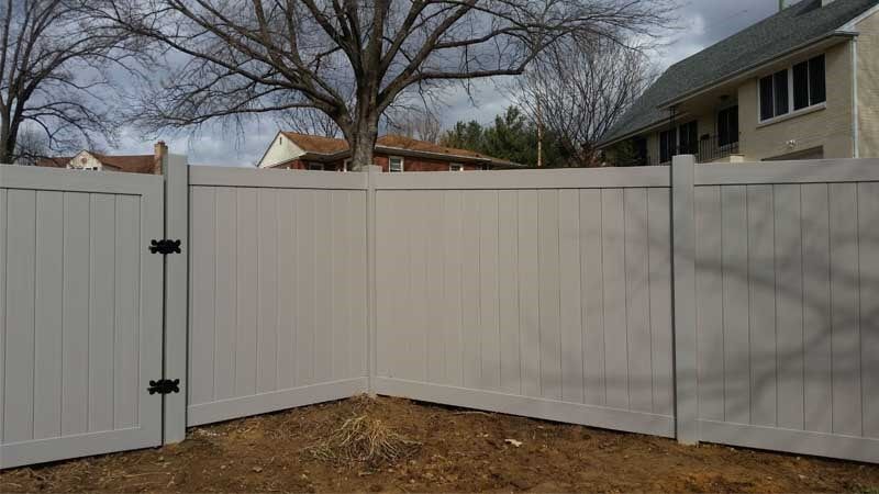 Fence Repair and Installation — Corner of a White Fence in Salem, VA