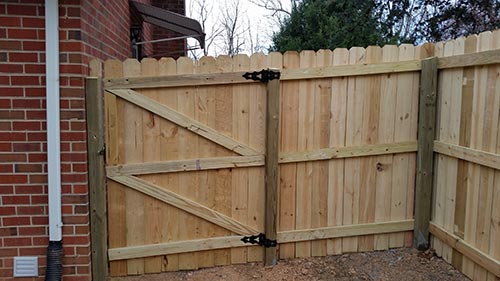 Gate — Wooden Gate in Salem, VA