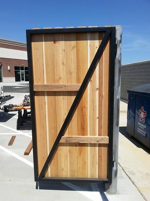 Wooden Fences — Wooden gate in Salem, VA