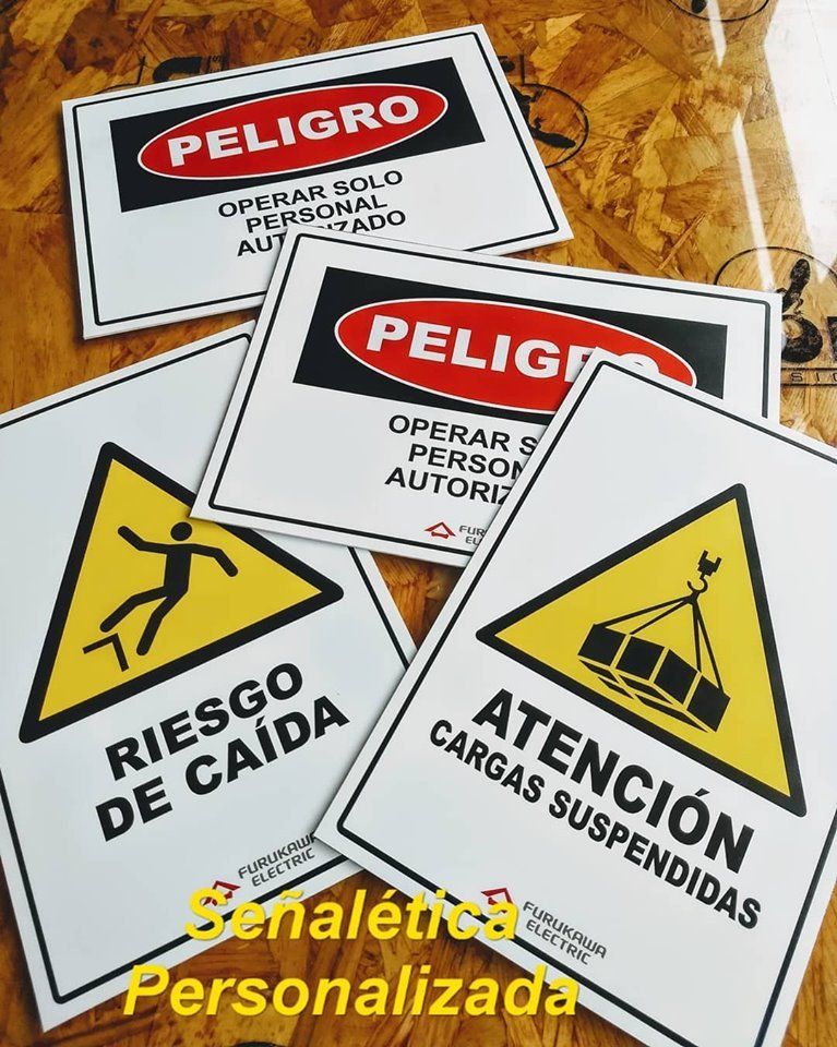 Señales personalizadas impresas en rígidos - lamina de poliestireno