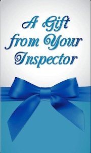 A blue ribbon with the text 