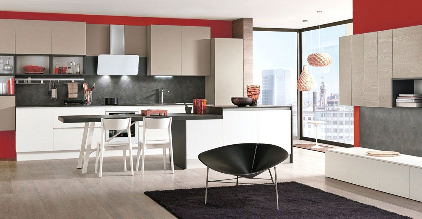 una cucina moderna