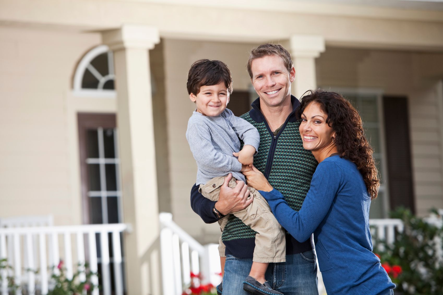 A man and woman discussing an insurance policy