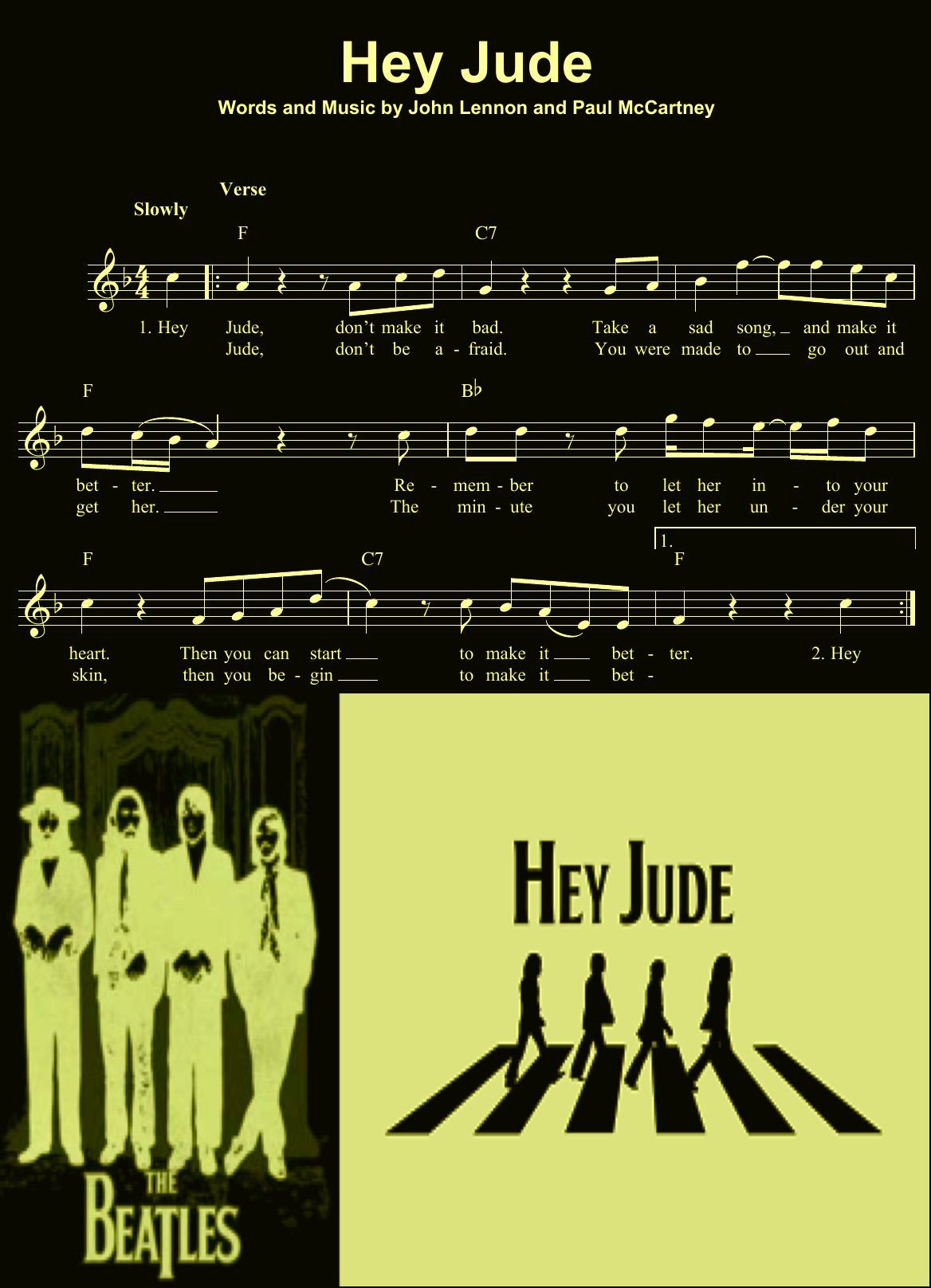 Sheet music for 