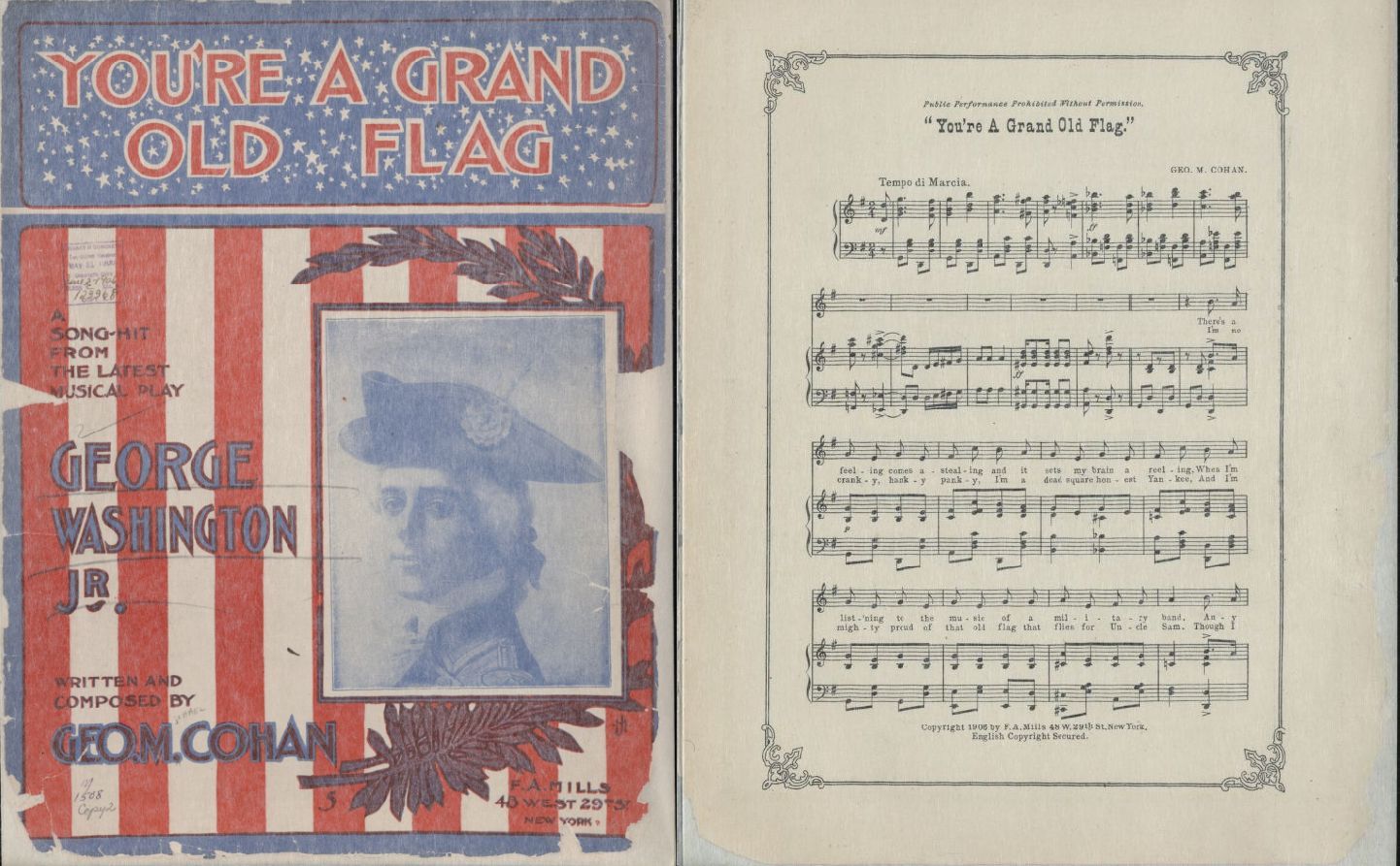 Sheet music cover: 