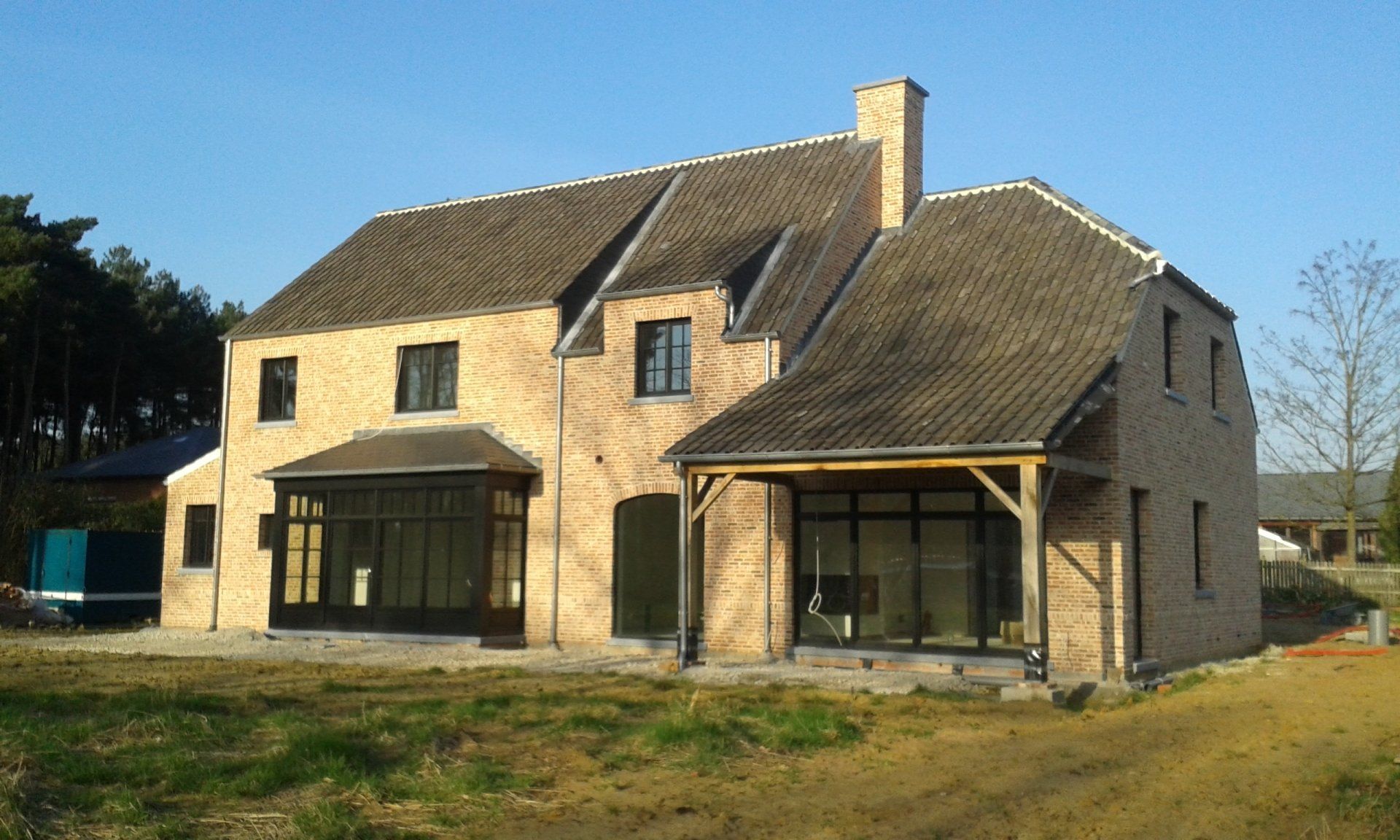 Neuwbouw villa in landelijke bouwstijl in Scherpenheuvel - Architectengroep Janssens
