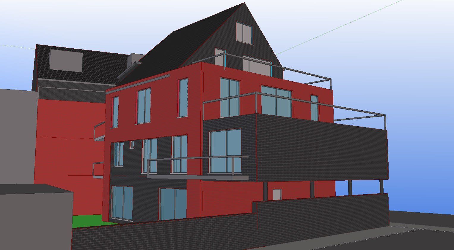 Architect nieuwbouw appartementen Koningshooikt - Architectengroep Janssens