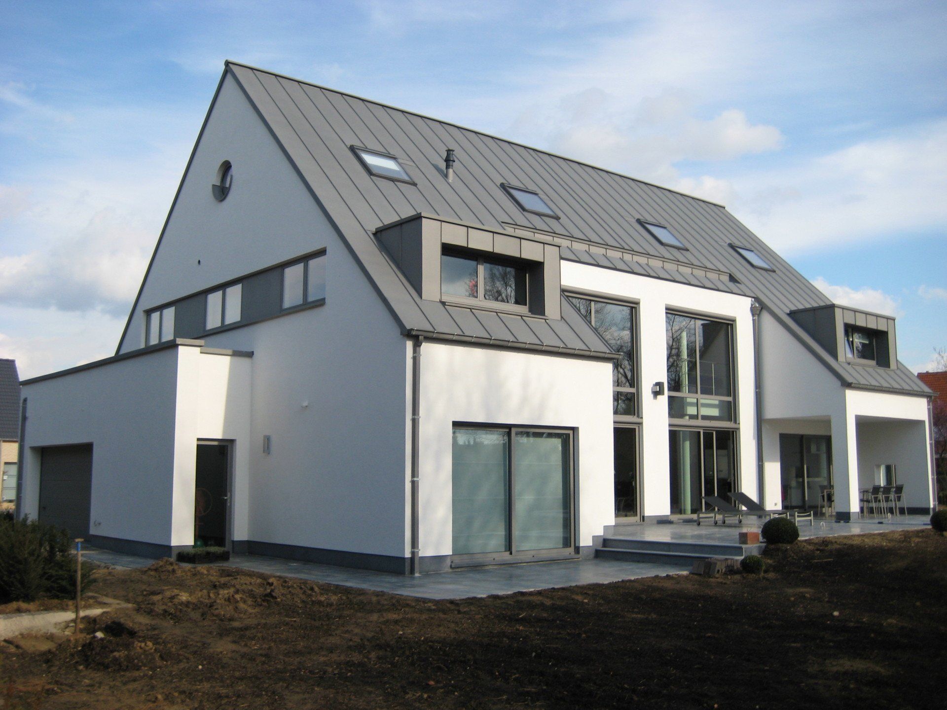 Moderne villa met zwembad in verkaveling in Langdorp - buiten 8 - Architectengroep Janssens