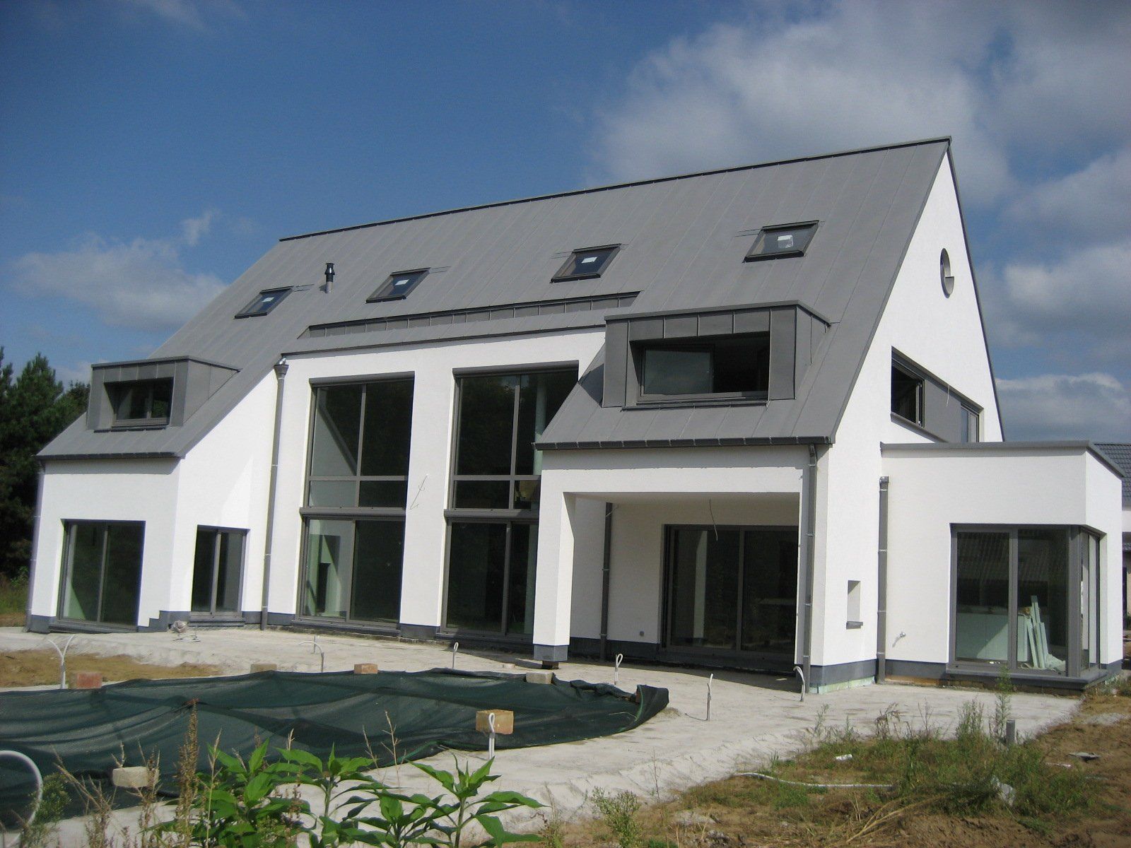 Moderne villa met zwembad in verkaveling in Langdorp - buiten 7 - Architectengroep Janssens