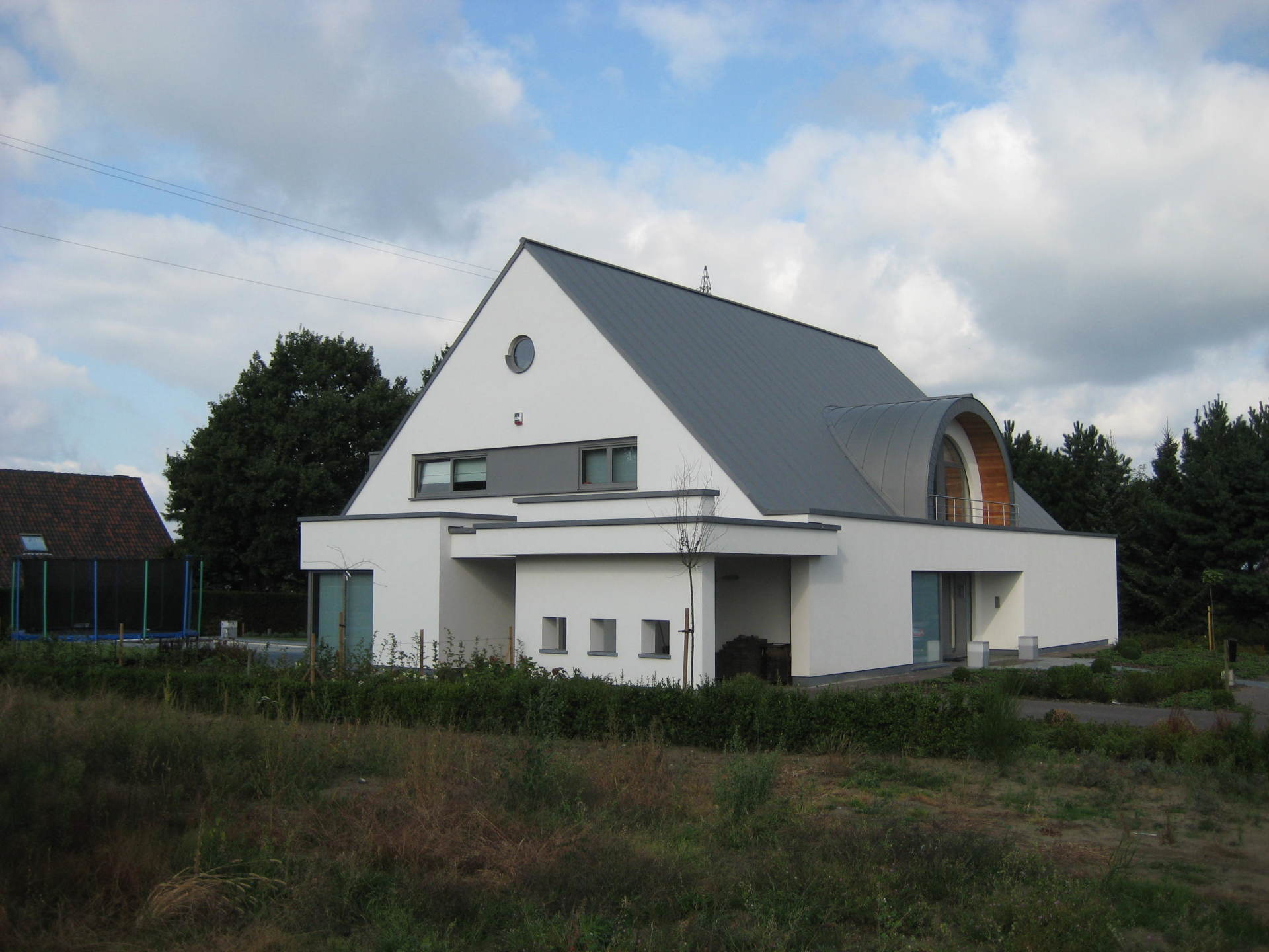 Moderne villa met zwembad in verkaveling in Langdorp - buiten 5 - Architectengroep Janssens