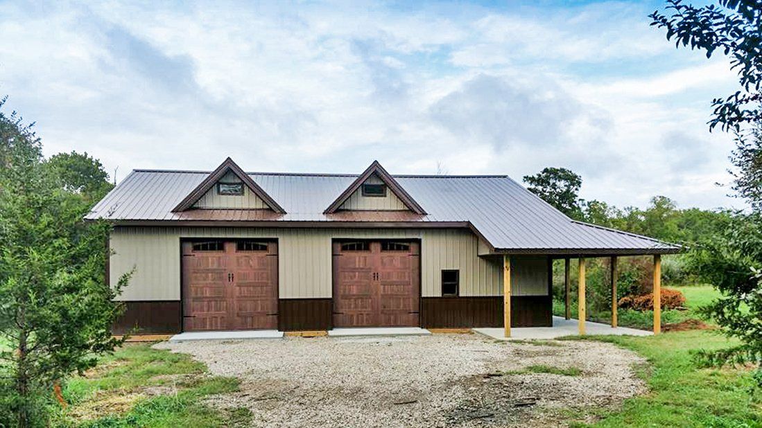 double door garage