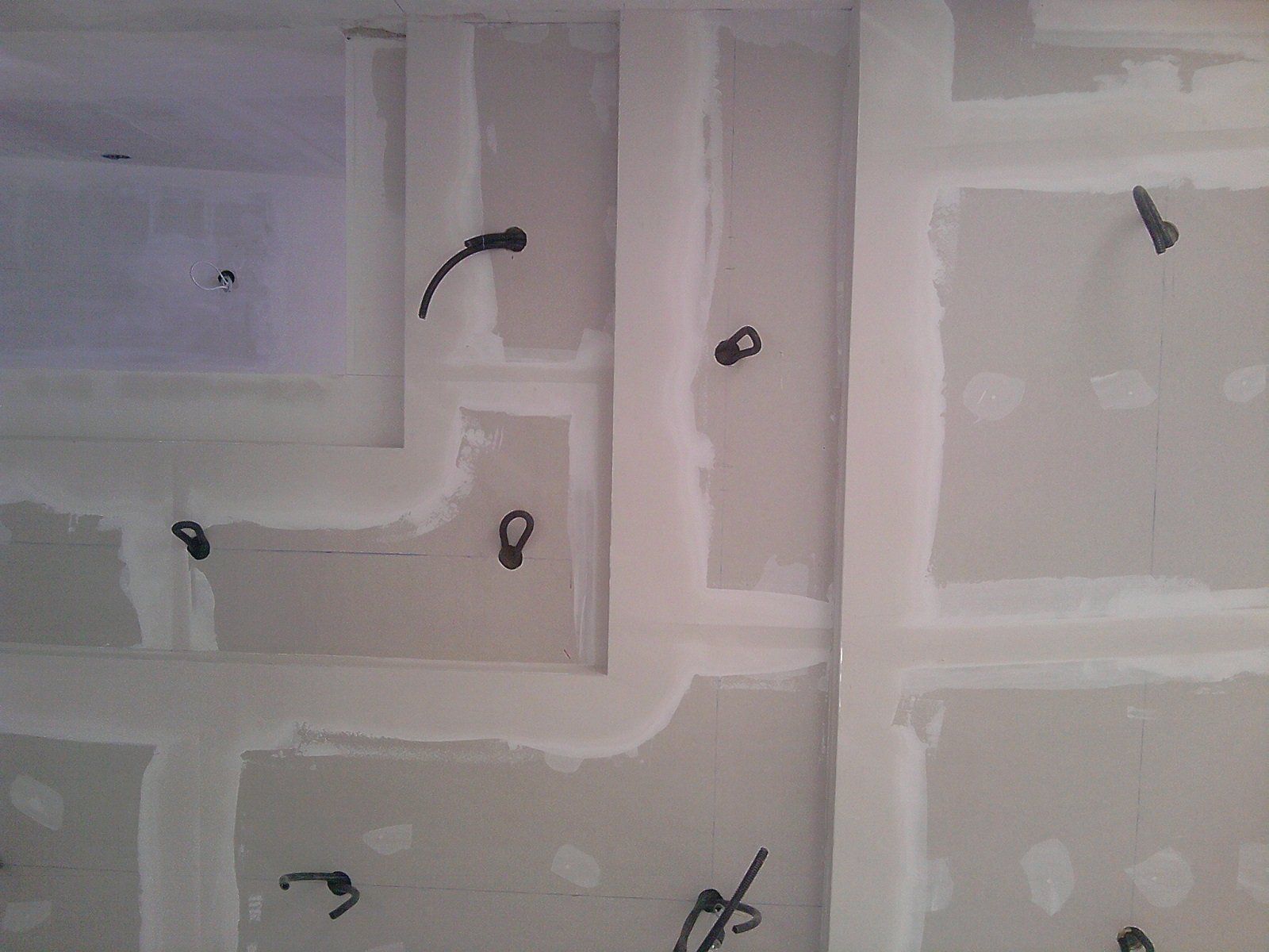 decorazione soffitto blu