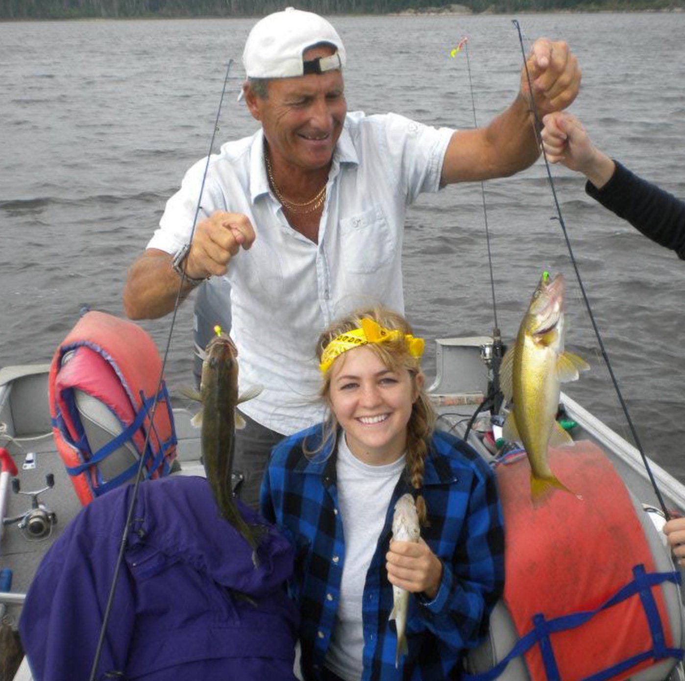 caught 3 walleye