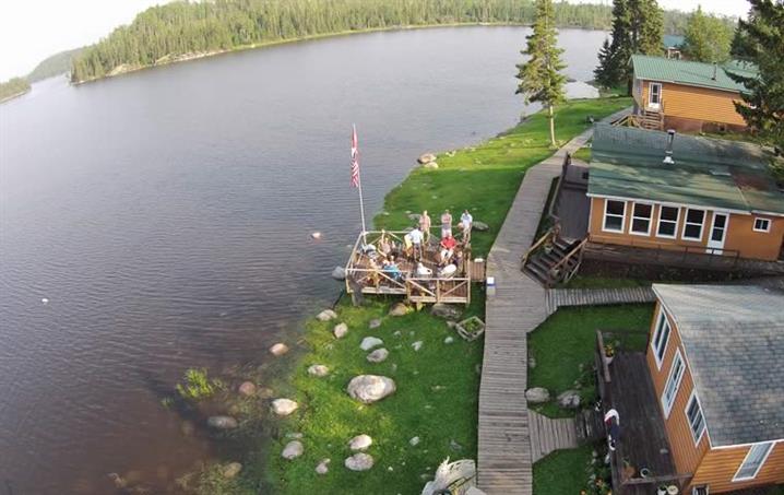 fly-in fishing lodge buildings