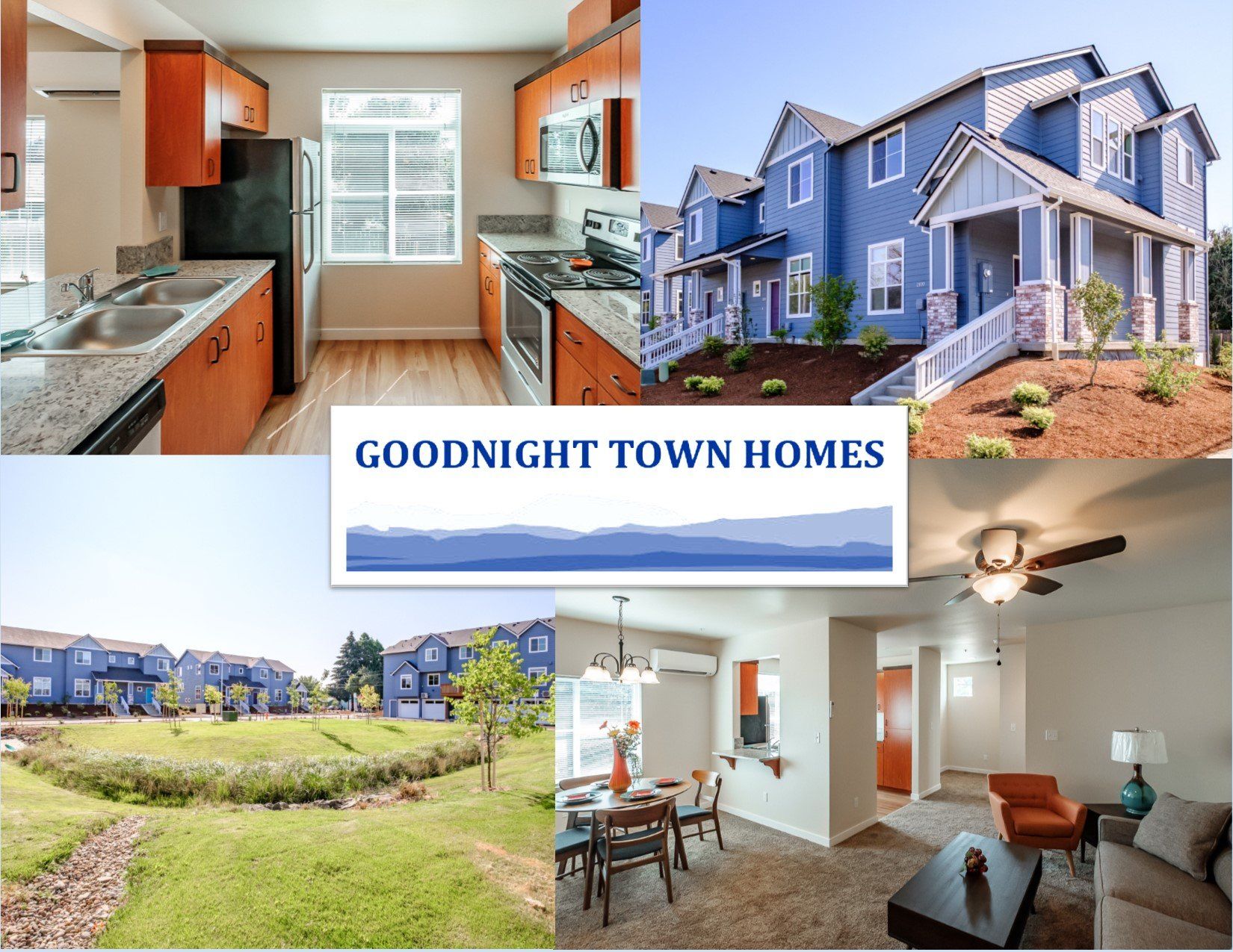 Goodnight Townhomes in Corvallis, OR, Near Oregon State University – advertising graphic.
