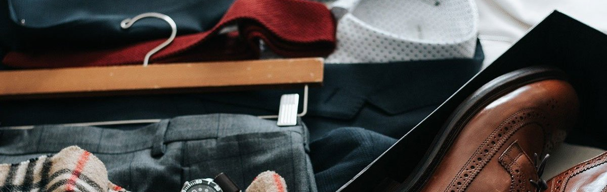 Clothing on a bed