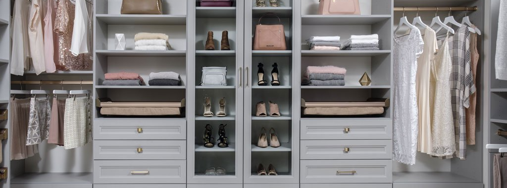 Custom Master Bedroom Walk In Closet System