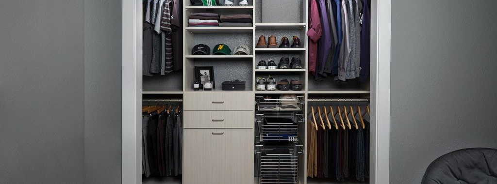 Custom Reach In Small Closet System