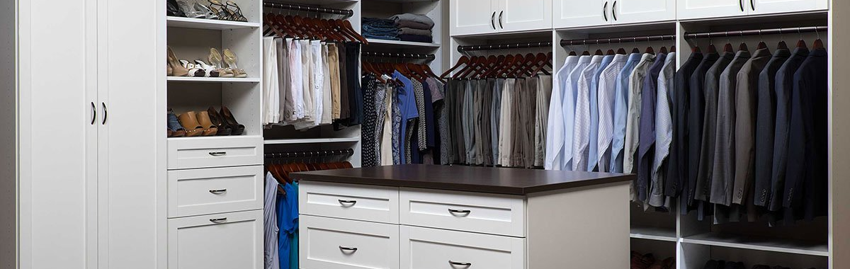 White Custom Closet System