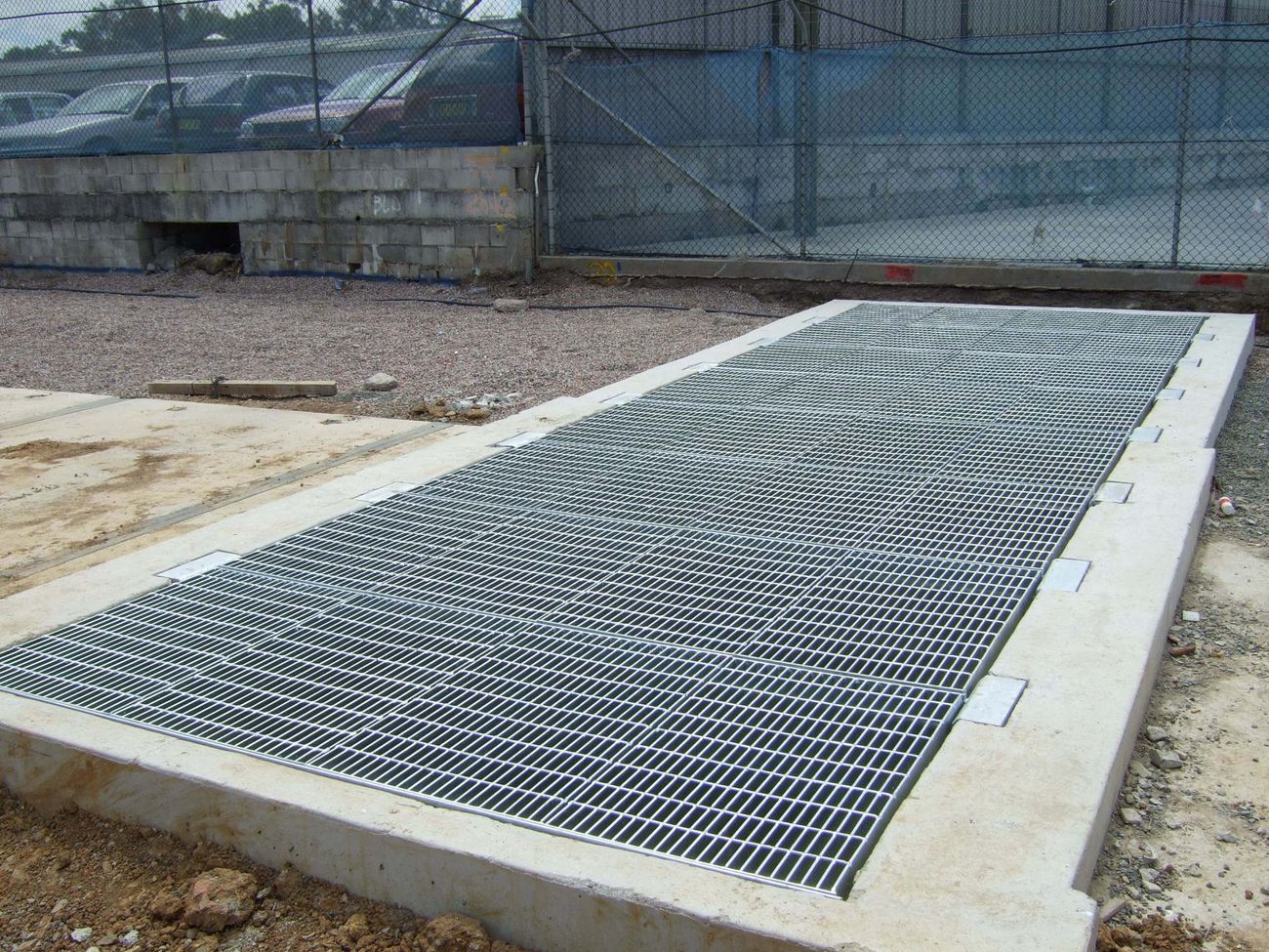 drainage system installation