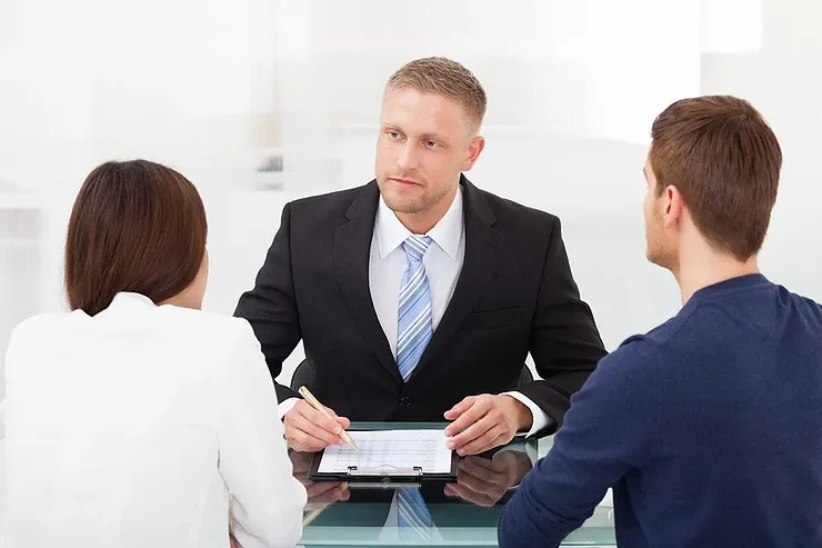 Couple Talking To Legal Counsel — Hanover, PA — Kalasnik Law Office LLC Couple Talking To Legal Counsel — Hanover, PA — Kalasnik Law Office LLC