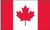 The canadian flag has a maple leaf on it.
