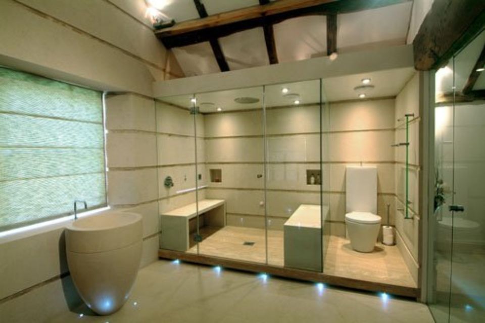porta in vetro per sauna