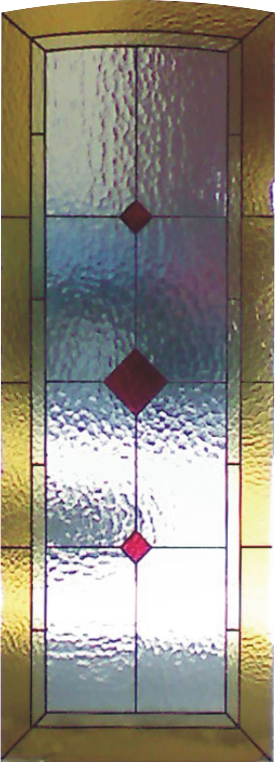 decorazione tiffany su vetro