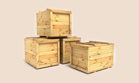 Wooden crates