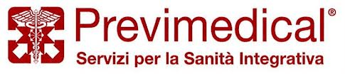 Un logo per previmedical con un caduceo sopra