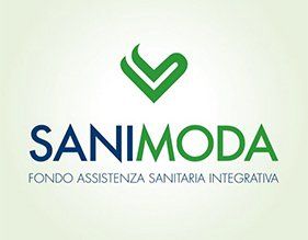 A logo for sanimoda fondo assistenza sanitaria integrativa