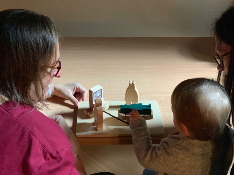 attività per bambini nel centro di radiologia