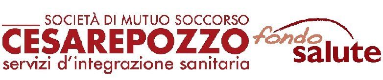 A logo for a company called cesarepozzo fondo salute