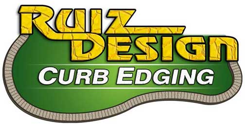 Ruiz Design Curb Edging Logo - BadBrush Design