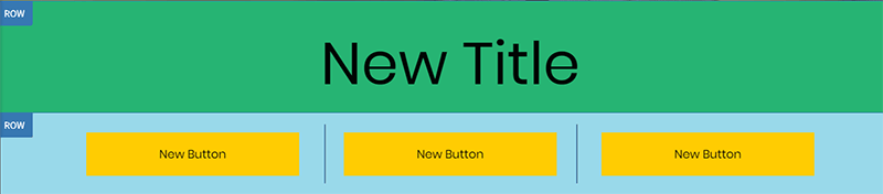 Example of an inner row in CCH Web Manager.